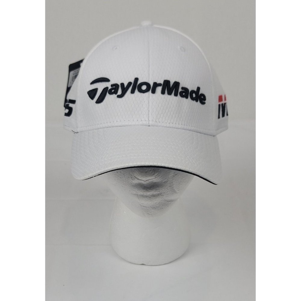 NWT TaylorMade M5 TP5 White Tour Authentic Golf baseball Cap Hat S/M